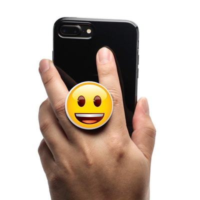 COOLGRIPS MAGNETIC PHONE GRIP AND STAND EMOJI GRINNING FACE