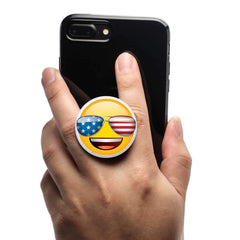 COOLGRIPS MAGNETIC PHONE GRIP AND STAND EMOJI USA FAN