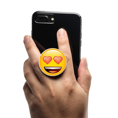 COOLGRIPS MAGNETIC PHONE GRIP AND STAND EMOJI HEART EYES