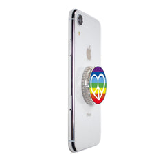 COOLGRIPS MAGNETIC PHONE GRIP MOUNT STAND EMOJI RAINBOW