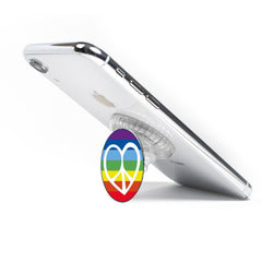 COOLGRIPS MAGNETIC PHONE GRIP MOUNT STAND EMOJI RAINBOW