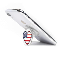 COOLGRIPS MAGNETIC PHONE GRIP AND STAND EMOJI USA HEART FLAG