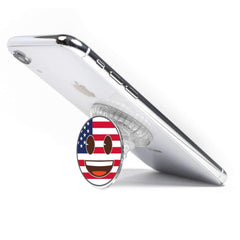 COOLGRIPS MAGNET PHONE GRIP AND STAND EMOJI AMERICAN FLAG SMILEY