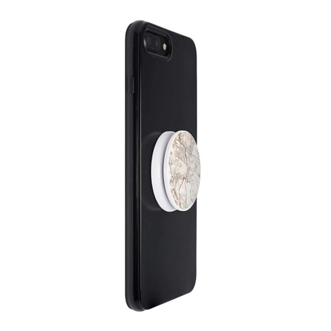 COOLGRIPS MAGNETIC PHONE GRIP AND STAND ROSE GOLD MARBLE