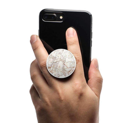 COOLGRIPS MAGNETIC PHONE GRIP AND STAND ROSE GOLD MARBLE