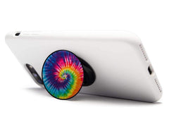 COOLGRIPS MAGNETIC PHONE GRIP MOUNT AND STAND TYE DYE SPIRAL