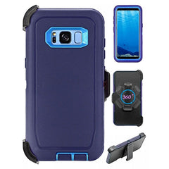 Heavy Duty Shock Reduction Case with Belt Clip (No Screen) for Galaxy S8 Plus