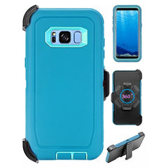 Heavy Duty Shock Reduction Case with Belt Clip (No Screen) for Galaxy S8 Plus