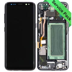 Samsung Galaxy S8 Plus LCD Digitizer Assembly with Frame (Black) (4286233411648)