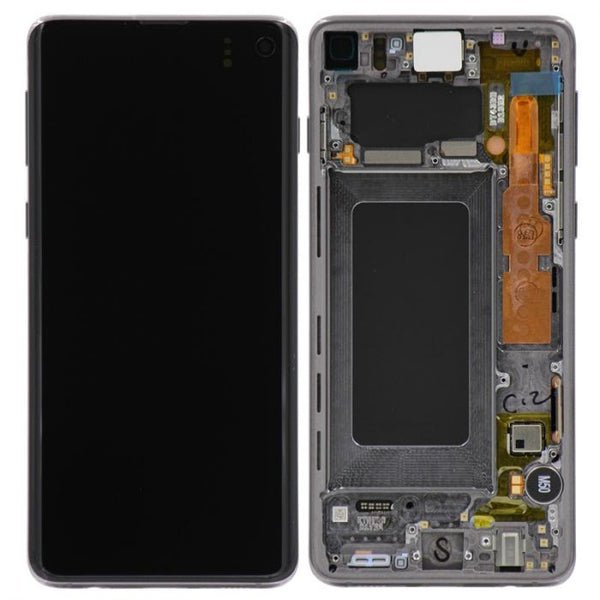 Samsung Galaxy S10 LCD Digitizer Assembly with Frame (Black) (4286239735872)