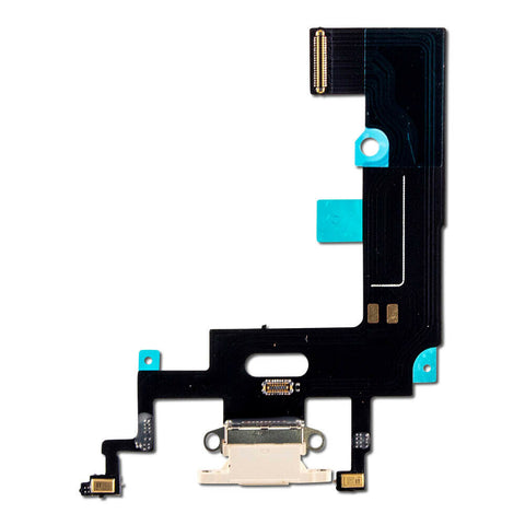 iPhone XR Charging Port Flex Cable (White) (4169021128768)