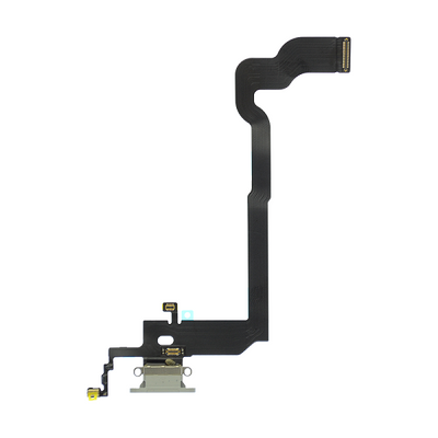 iPhone X Charging Port Flex Cable (White) (4168381694016)